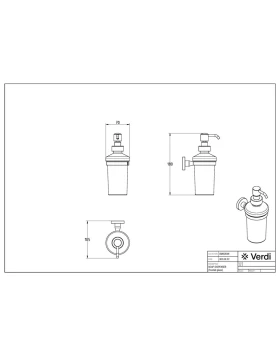 Dispenser Υγρού Σαπουνιού | Verdi Omicron