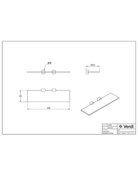 Εταζέρα 40 cm | Verdi Lamda