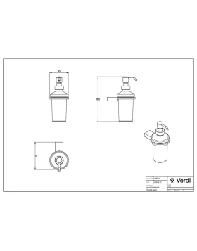 Dispenser Υγρού Σαπουνιού | Verdi Omega