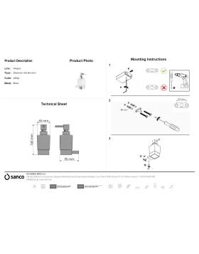 Dispenser Υγρού Σαπουνιού | Sanco Allegory