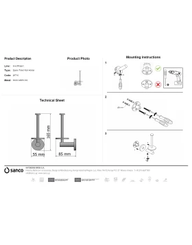 Χαρτοθήκη Εφεδρική | Sanco Inox Project