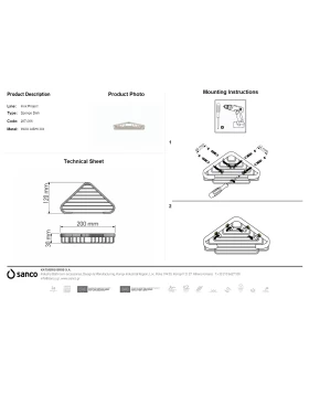 Σπογγοθήκη Γωνιακή | Sanco Inox Project